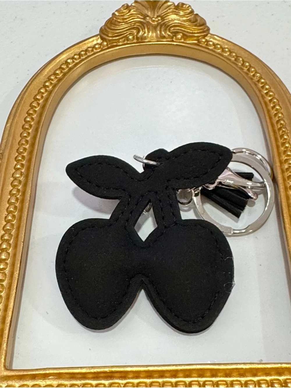 New Crystal Purple Alien  Cherry Keychain
